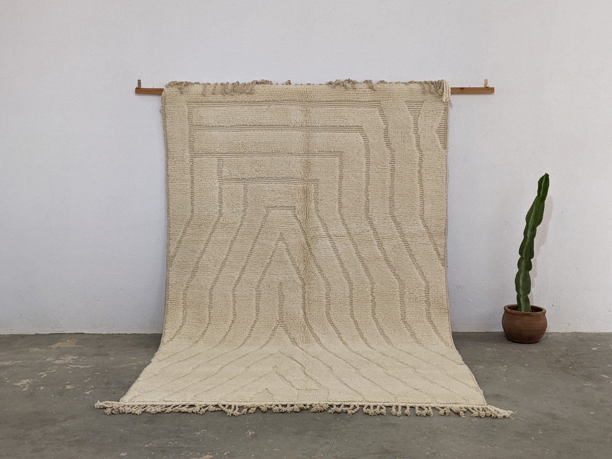 Moroccan Handmade Traditional Beni Ouarain Rug 300 X 200 Cm - Moroccan Rugs