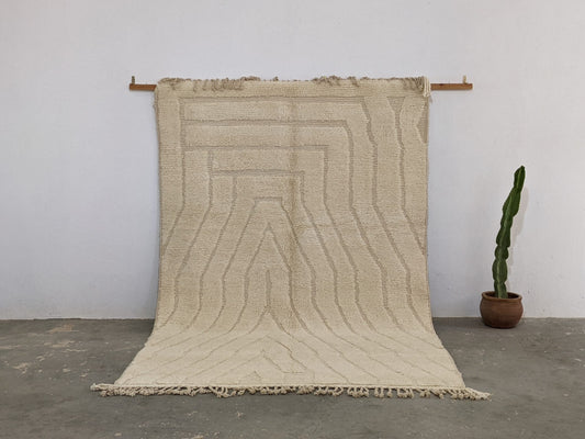 Moroccan Handmade Traditional Beni Ouarain Rug 300 X 200 Cm - Moroccan Rugs