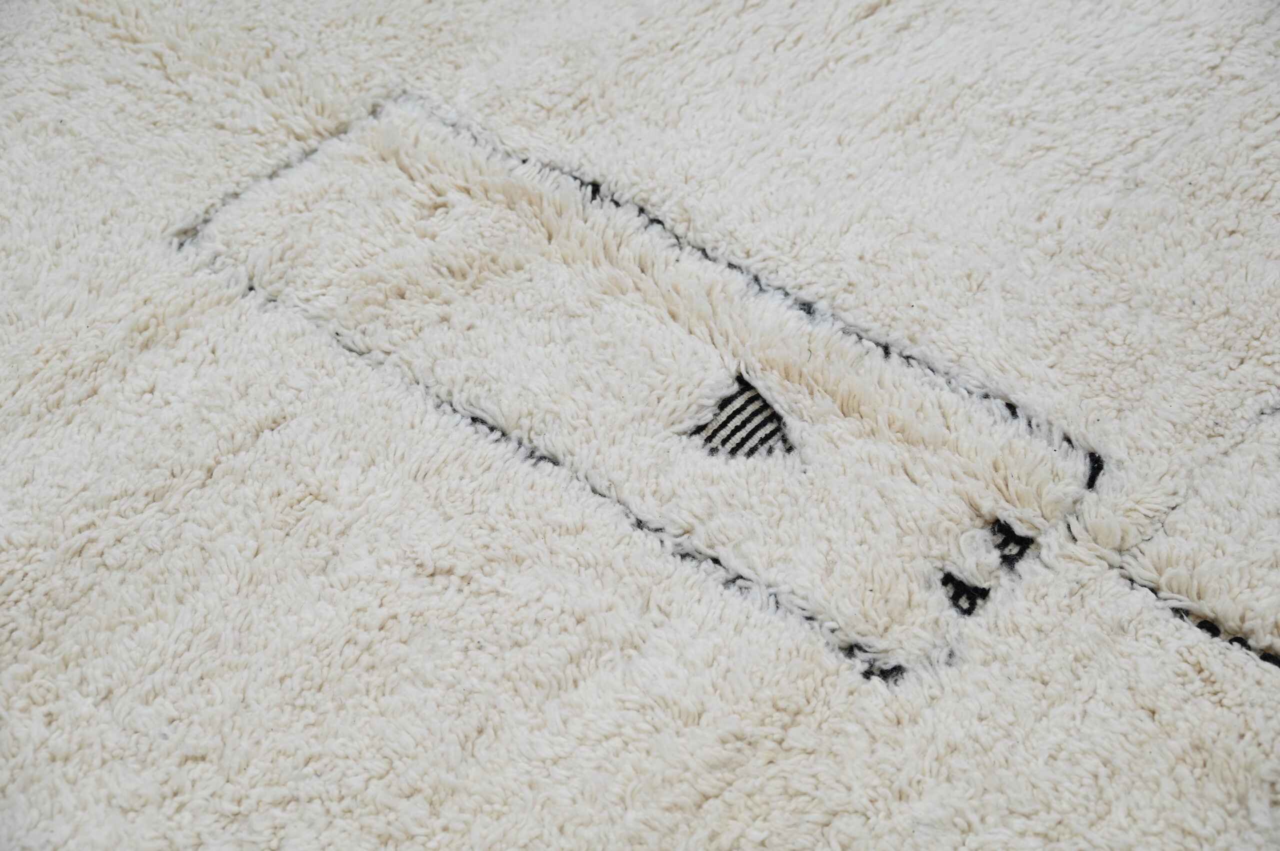 Alfombra tradicional marroquí Beni Ouarain hecha a mano, 300 x 200 cm