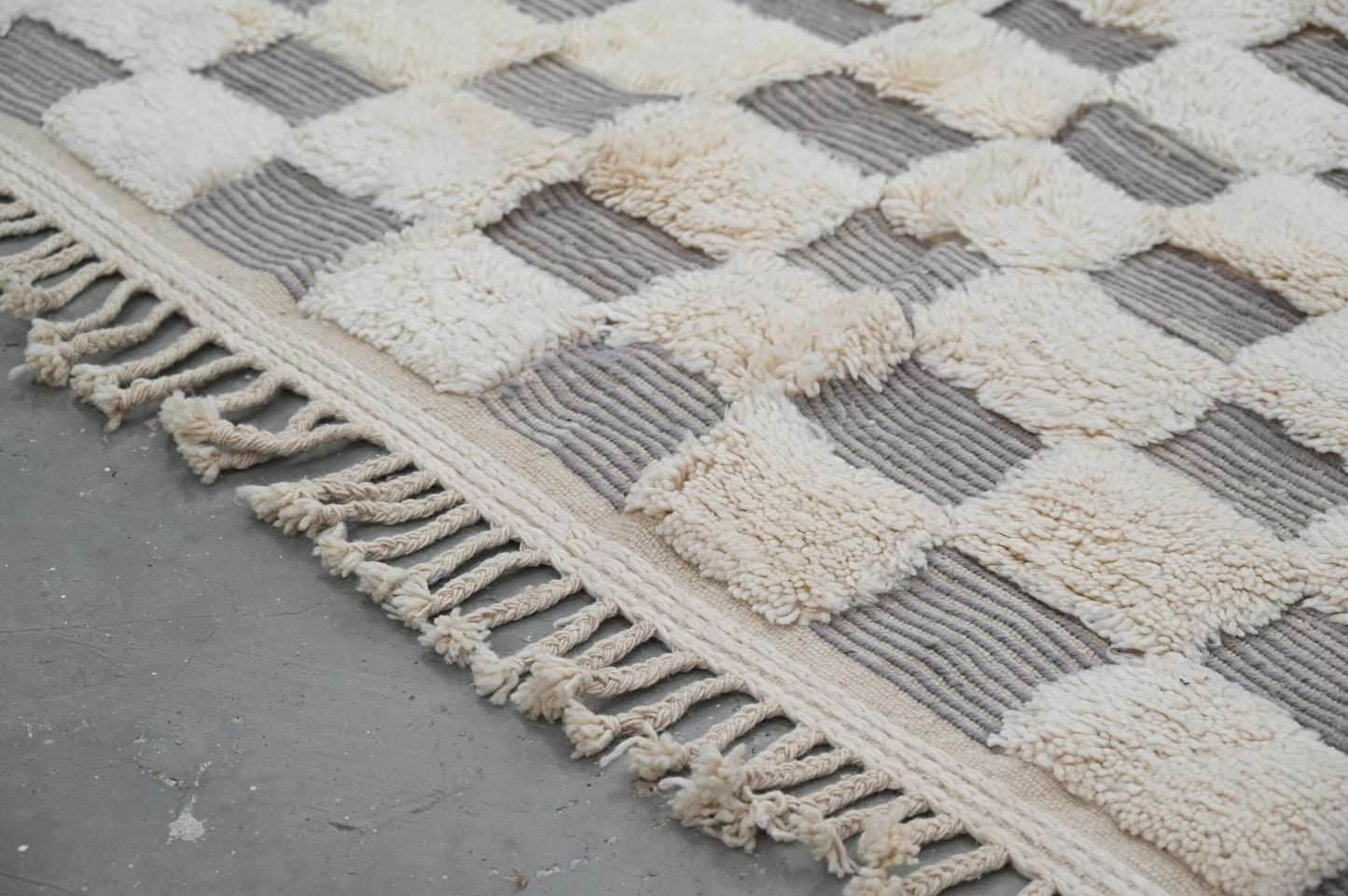 Moroccan Handmade Traditional Beni Ouarain Rug 300 X 203 cm - Moroccan Rugs