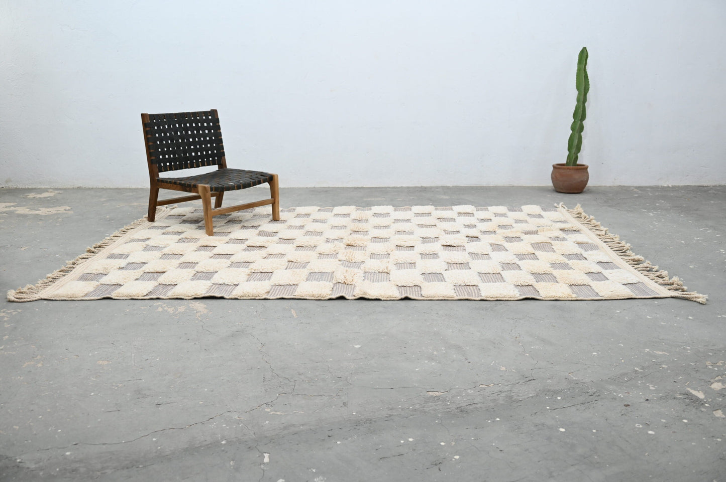 Moroccan Handmade Traditional Beni Ouarain Rug 300 X 203 cm - Moroccan Rugs