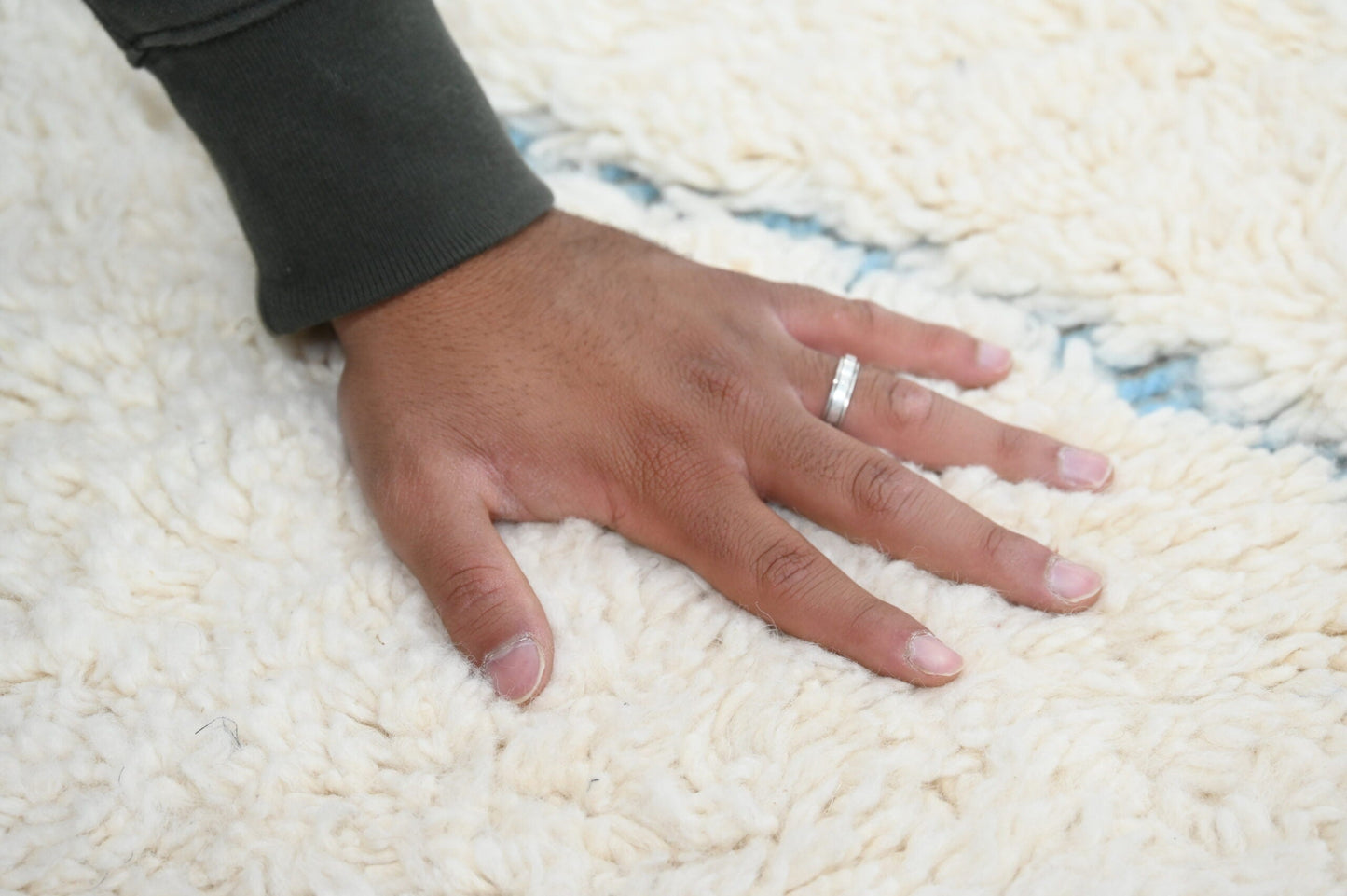 Moroccan Handmade Traditional Beni Ouarain Rug 300 X 205 Cm - Moroccan Rugs