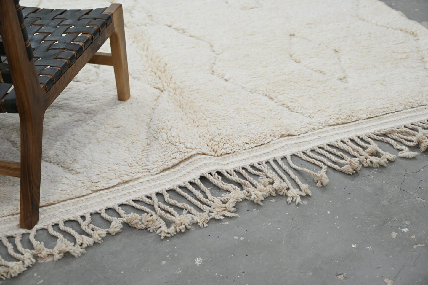 Moroccan Handmade Traditional Beni Ouarain Rug 300 X 208 Cm - Moroccan Rugs