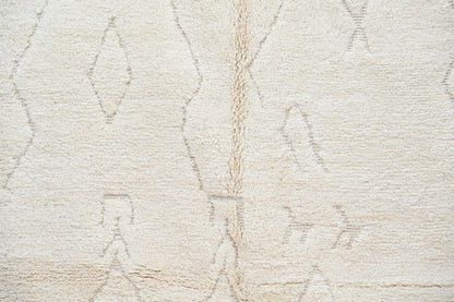 Moroccan Handmade Traditional Beni Ouarain Rug 300 X 208 Cm - Moroccan Rugs