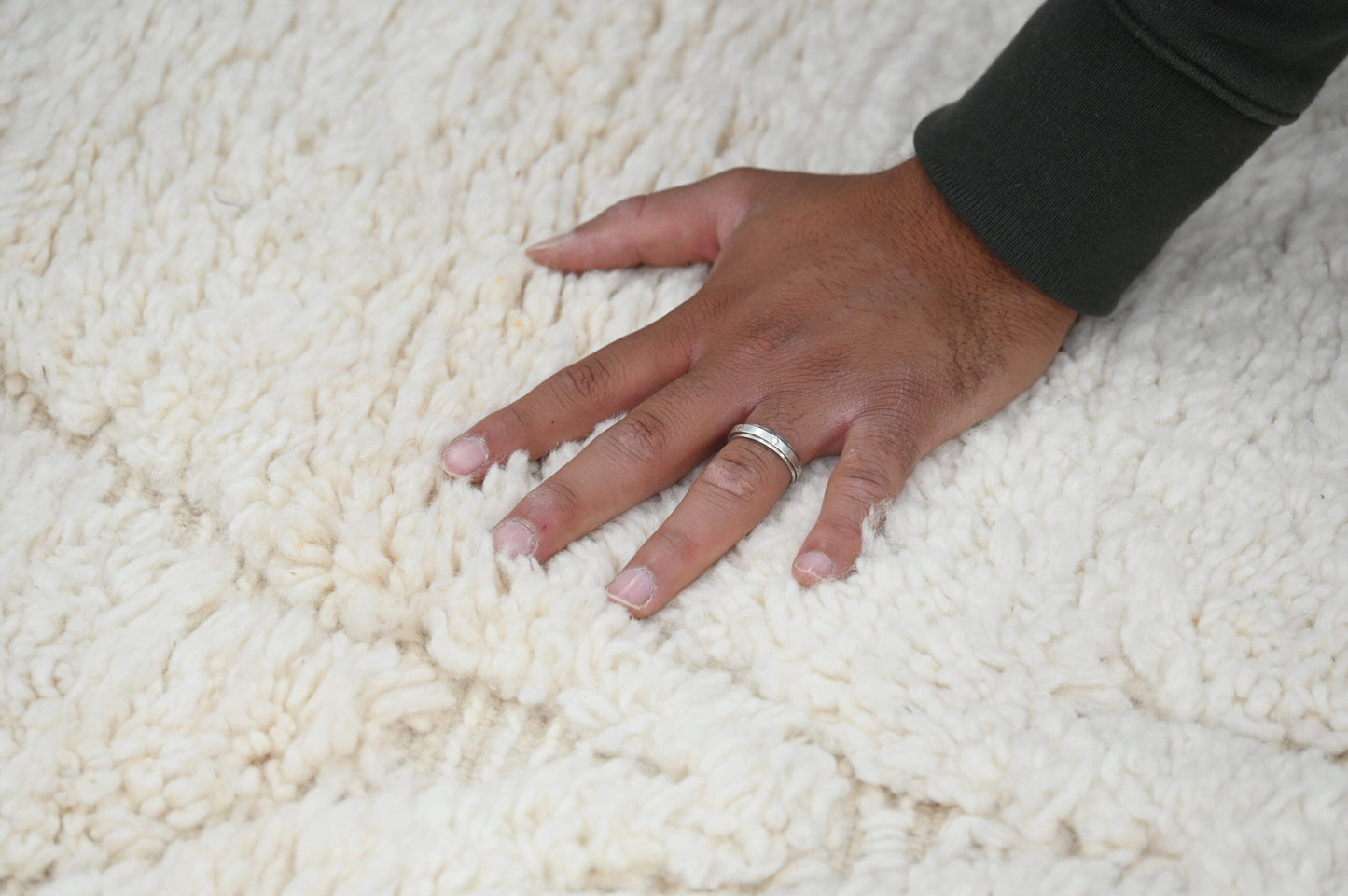 Moroccan Handmade Traditional Beni Ouarain Rug 300 X 208 Cm - Moroccan Rugs