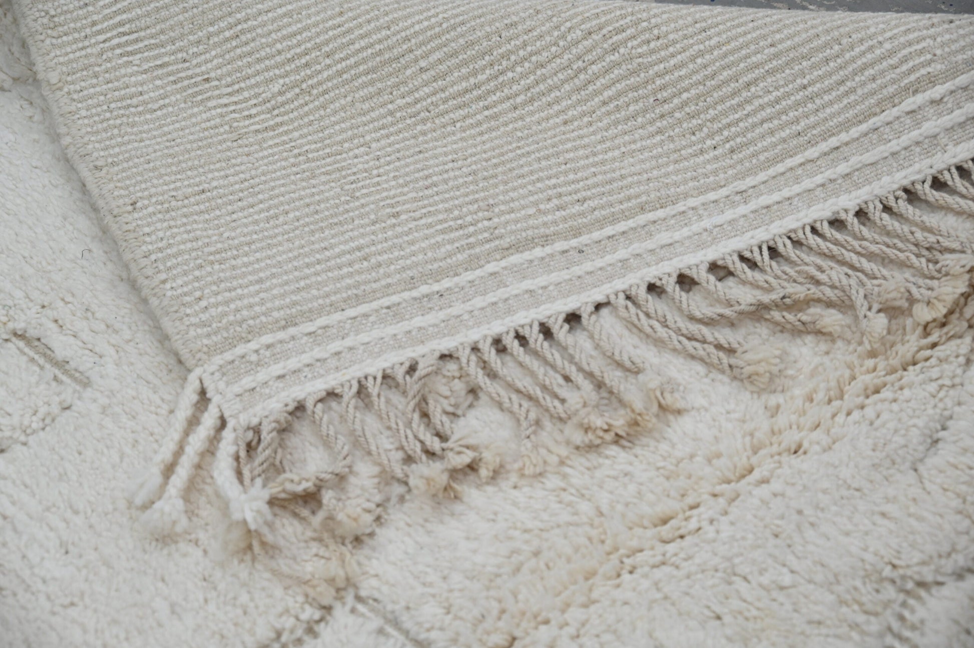 Moroccan Handmade Traditional Beni Ouarain Rug 300 X 208 Cm - Moroccan Rugs