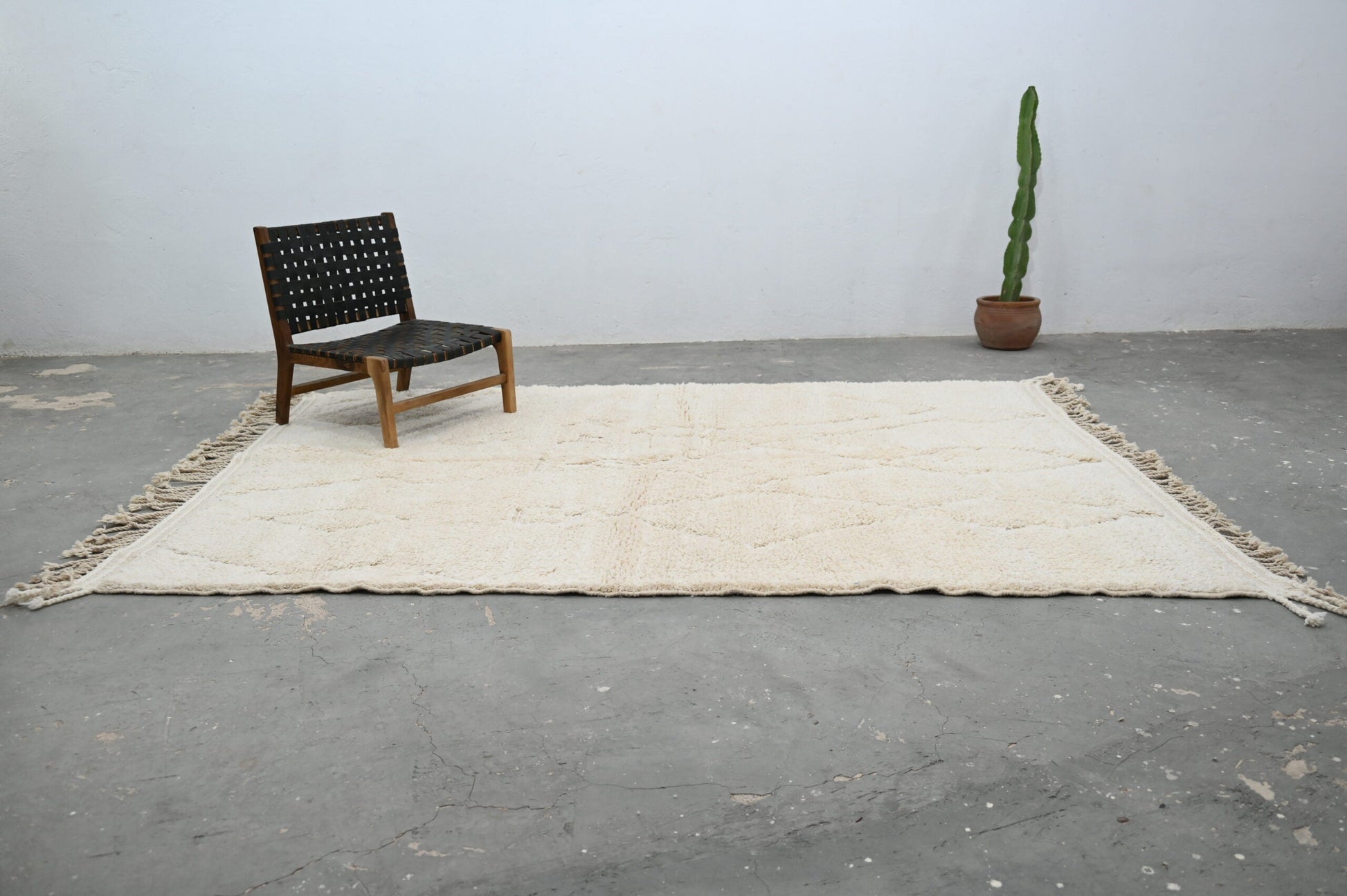 Moroccan Handmade Traditional Beni Ouarain Rug 300 X 208 Cm - Moroccan Rugs