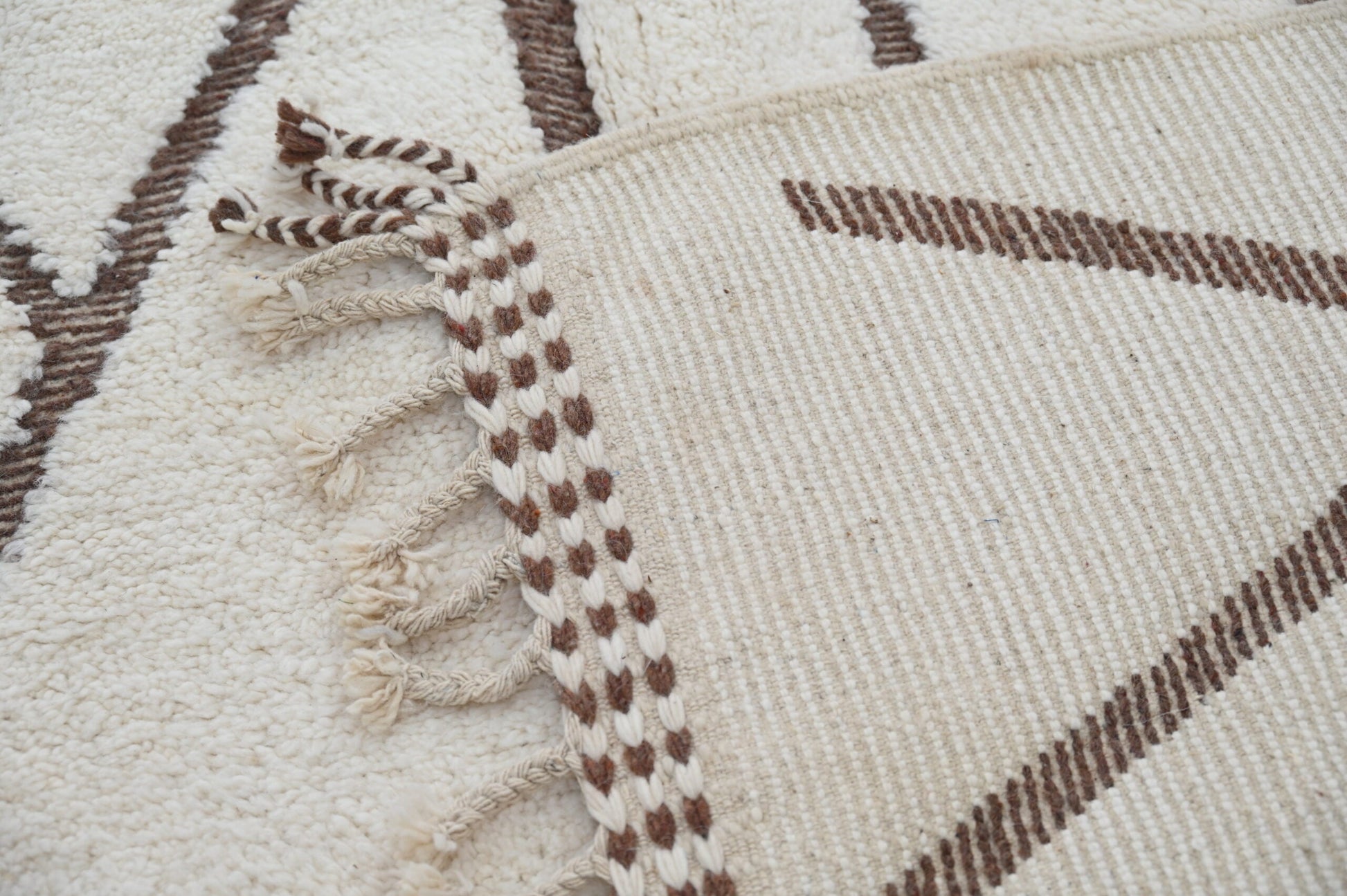 Moroccan Handmade Traditional Beni Ouarain Rug 300 X 210 Cm - Moroccan Rugs