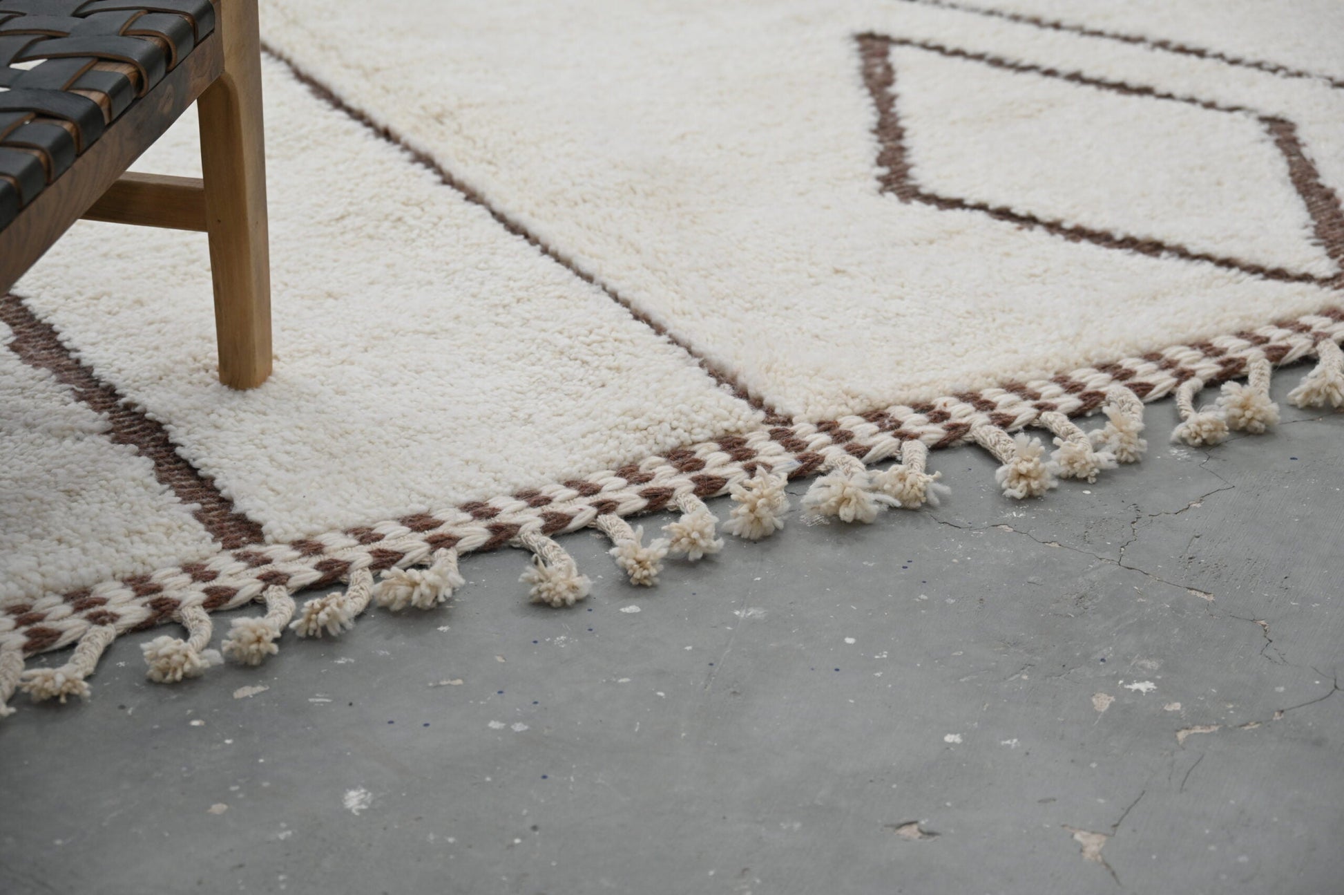 Moroccan Handmade Traditional Beni Ouarain Rug 300 X 210 Cm - Moroccan Rugs