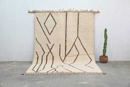 Moroccan Handmade Traditional Beni Ouarain Rug 300 X 210 Cm - Moroccan Rugs