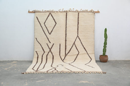 Moroccan Handmade Traditional Beni Ouarain Rug 300 X 210 Cm - Moroccan Rugs