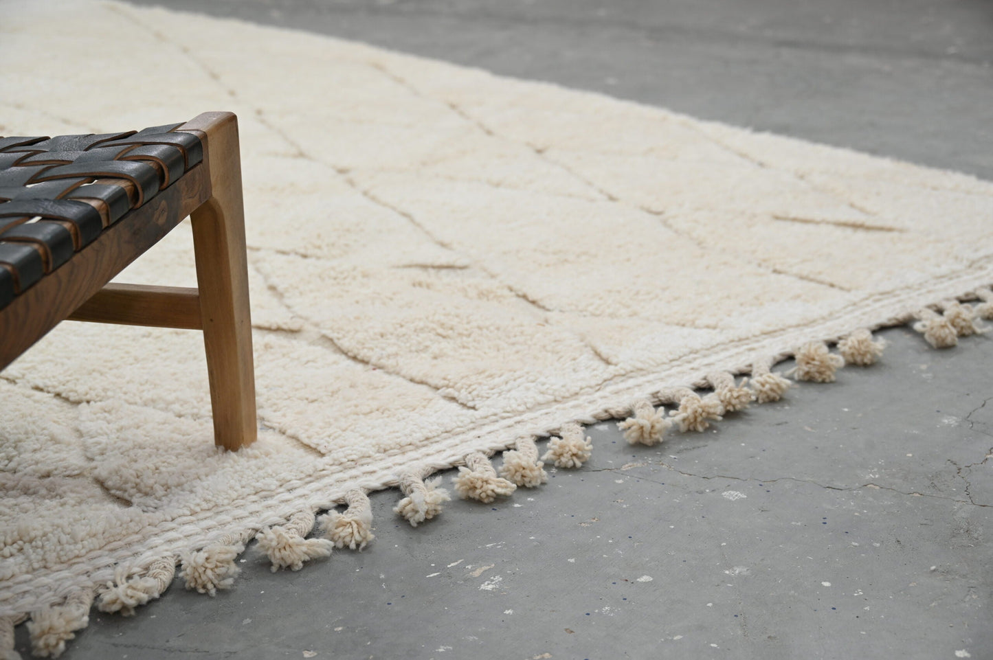 Moroccan Handmade Traditional Beni Ouarain Rug 300 X 211 Cm - Moroccan Rugs