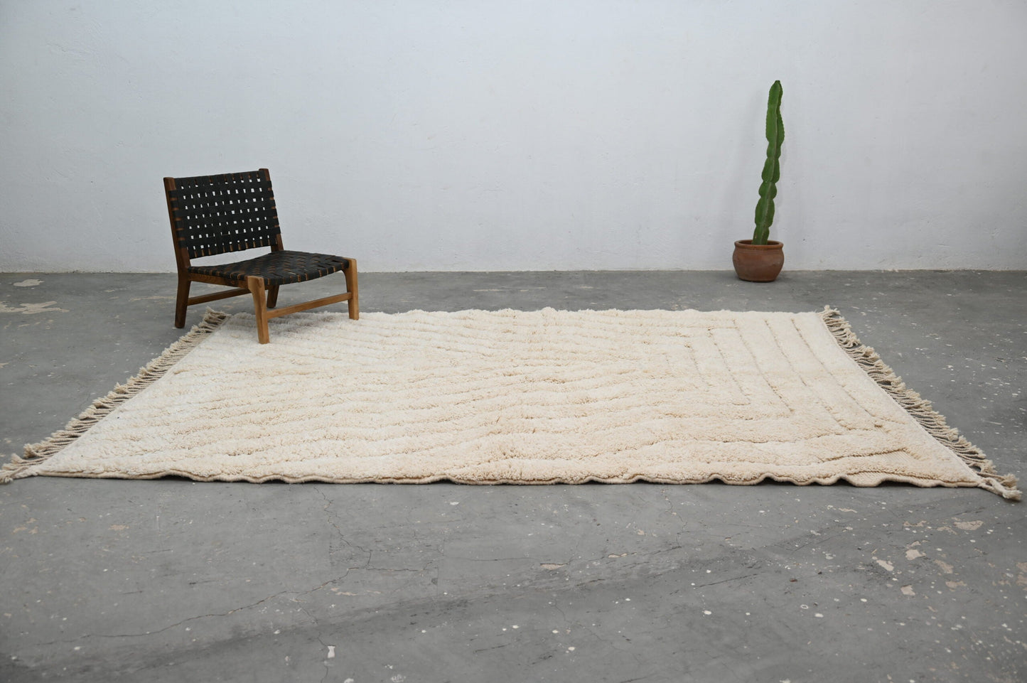 Moroccan Handmade Traditional Beni Ouarain Rug 300 X 217 Cm - Moroccan Rugs