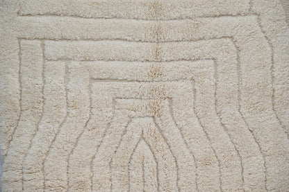 Moroccan Handmade Traditional Beni Ouarain Rug 300 X 217 Cm - Moroccan Rugs