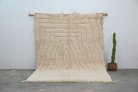 Moroccan Handmade Traditional Beni Ouarain Rug 300 X 217 Cm - Moroccan Rugs