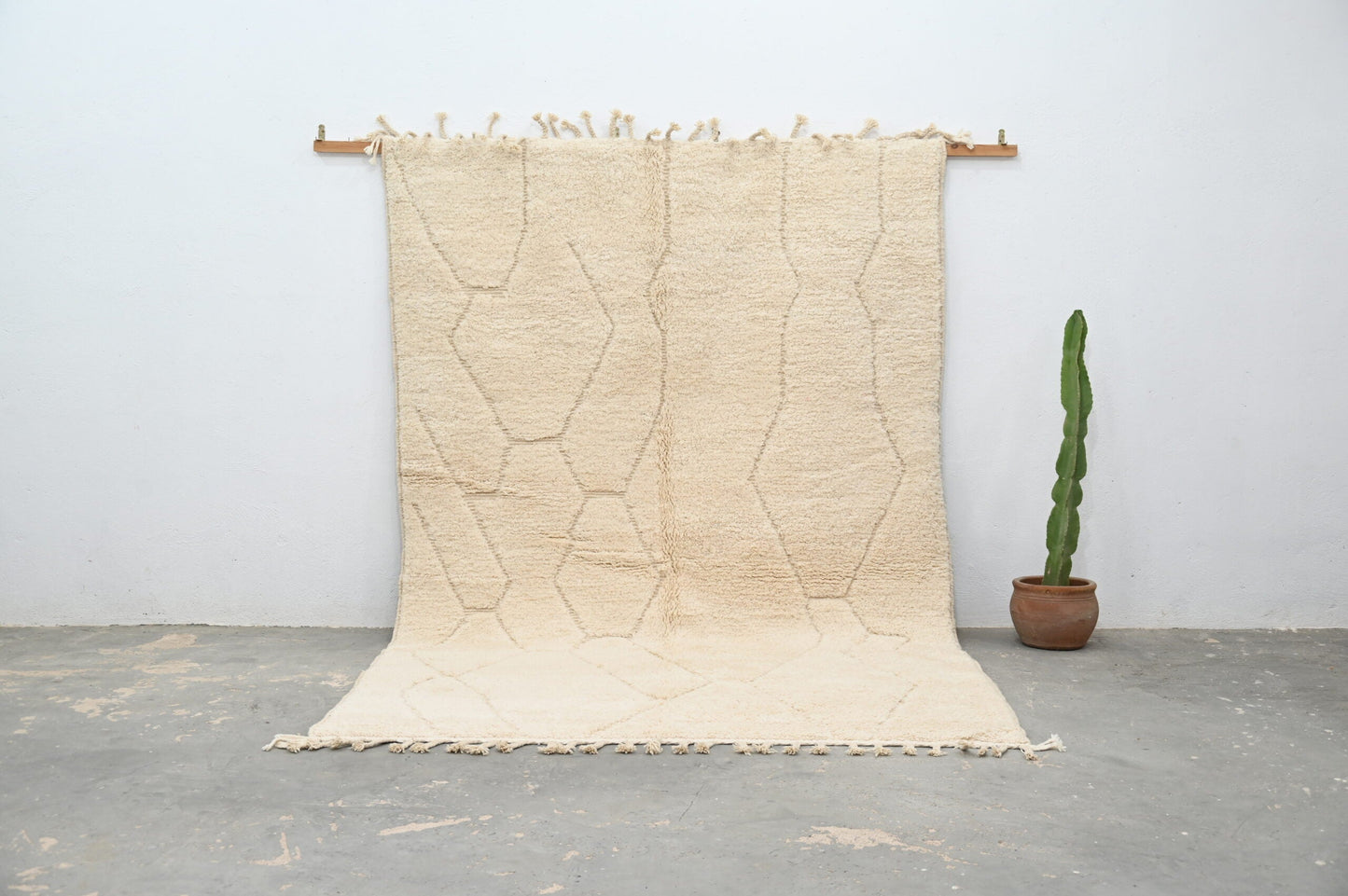 Moroccan Handmade Traditional Beni Ouarain Rug 302 X 200 Cm - Moroccan Rugs