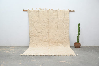 Moroccan Handmade Traditional Beni Ouarain Rug 302 X 200 Cm - Moroccan Rugs