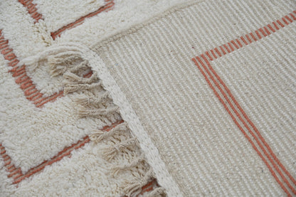 Moroccan Handmade Traditional Beni Ouarain Rug 302 X 200 Cm - Moroccan Rugs