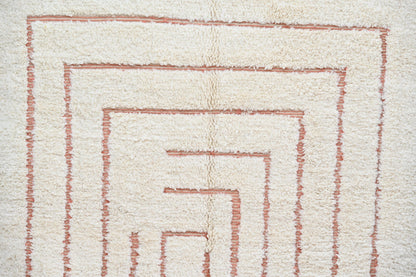 Moroccan Handmade Traditional Beni Ouarain Rug 302 X 200 Cm - Moroccan Rugs