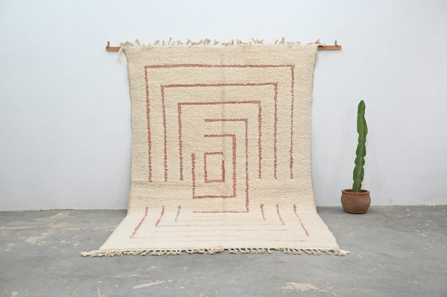 Moroccan Handmade Traditional Beni Ouarain Rug 302 X 200 Cm - Moroccan Rugs