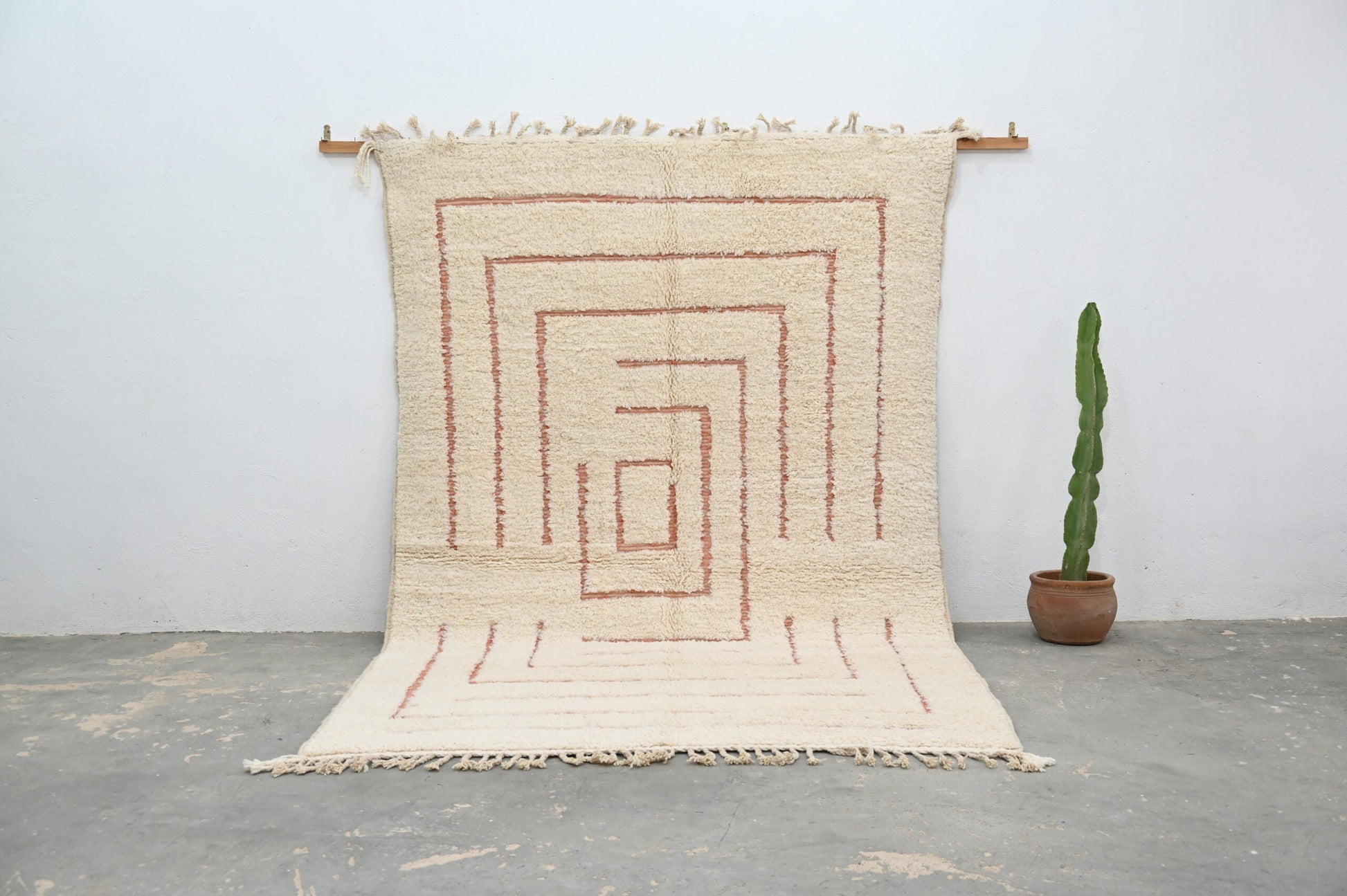 Moroccan Handmade Traditional Beni Ouarain Rug 302 X 200 Cm - Moroccan Rugs