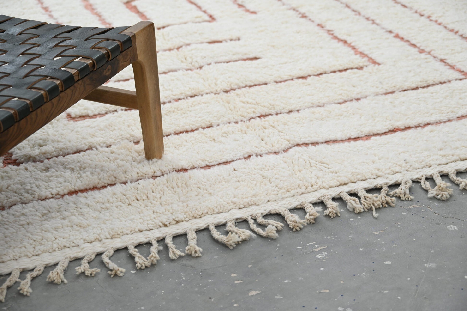 Moroccan Handmade Traditional Beni Ouarain Rug 302 X 200 Cm - Moroccan Rugs