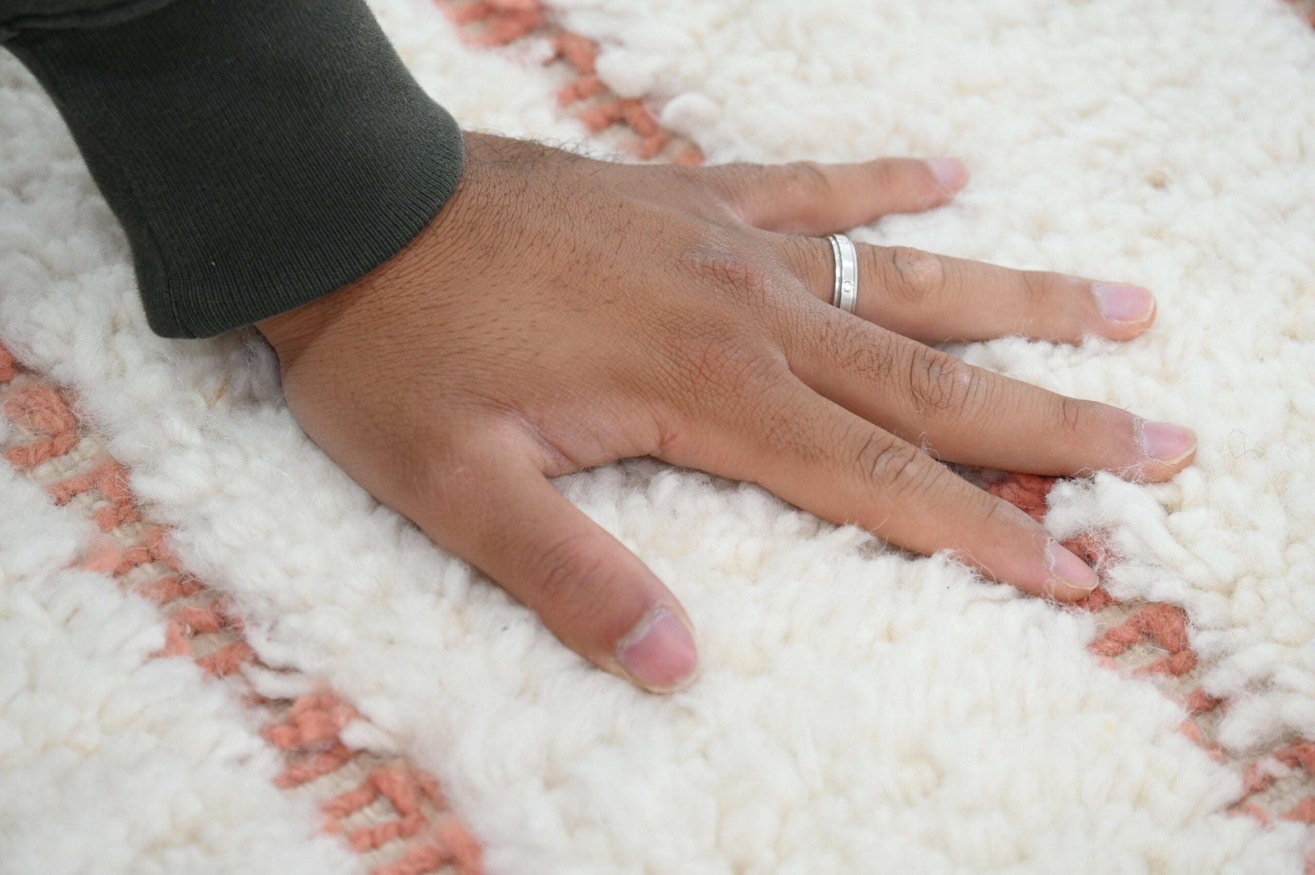 Moroccan Handmade Traditional Beni Ouarain Rug 302 X 200 Cm