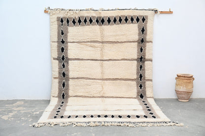 Moroccan Handmade Traditional Beni Ouarain Rug 303 X 196 Cm - Moroccan Rugs