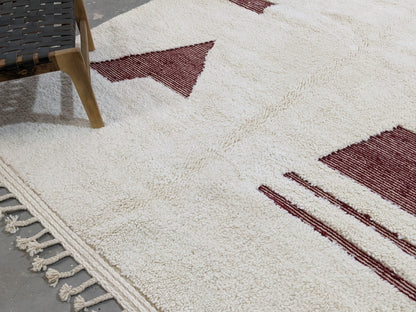 Moroccan Handmade Traditional Beni Ouarain Rug 303 X 214 Cm - Moroccan Rugs