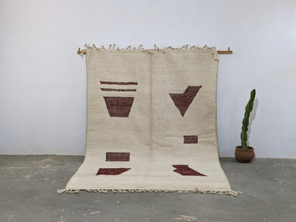 Moroccan Handmade Traditional Beni Ouarain Rug 303 X 214 Cm - Moroccan Rugs