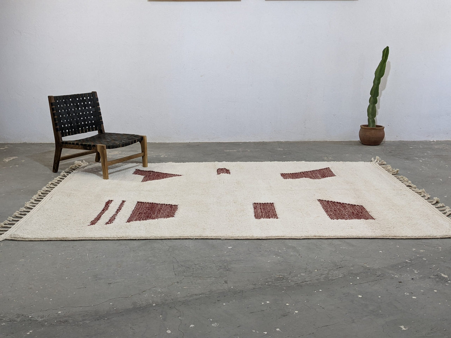 Moroccan Handmade Traditional Beni Ouarain Rug 303 X 214 Cm - Moroccan Rugs