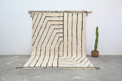 Moroccan Handmade Traditional Beni Ouarain Rug 304 X 210 cm - Moroccan Rugs