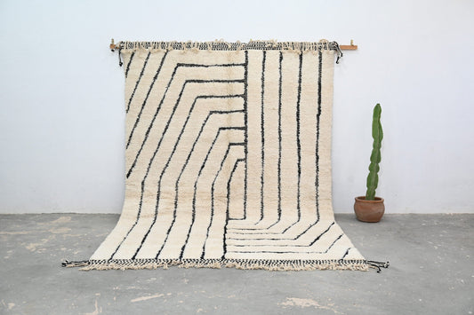 Moroccan Handmade Traditional Beni Ouarain Rug 304 X 210 cm - Moroccan Rugs