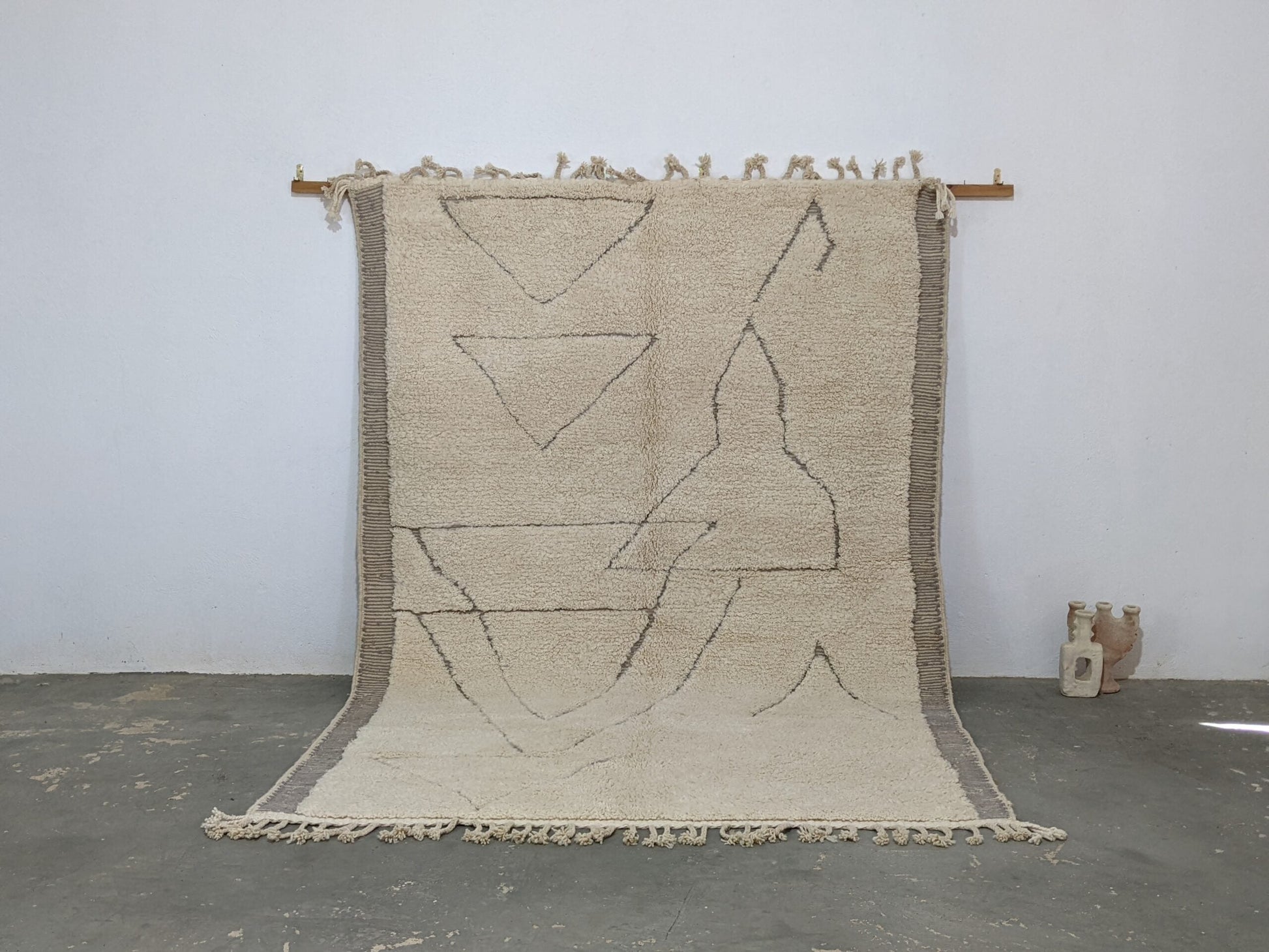 Moroccan Handmade Traditional Beni Ouarain Rug 305 X 204 Cm - Moroccan Rugs