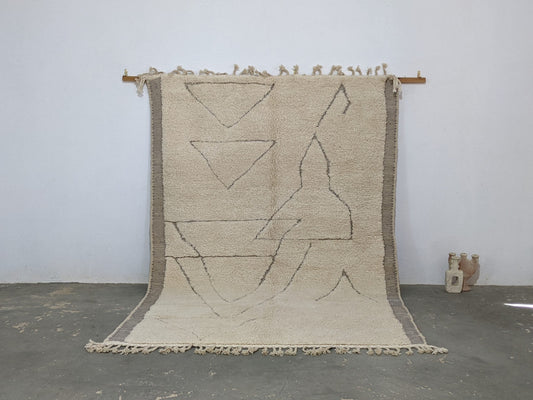 Moroccan Handmade Traditional Beni Ouarain Rug 305 X 204 Cm - Moroccan Rugs