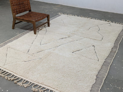 Moroccan Handmade Traditional Beni Ouarain Rug 305 X 204 Cm - Moroccan Rugs