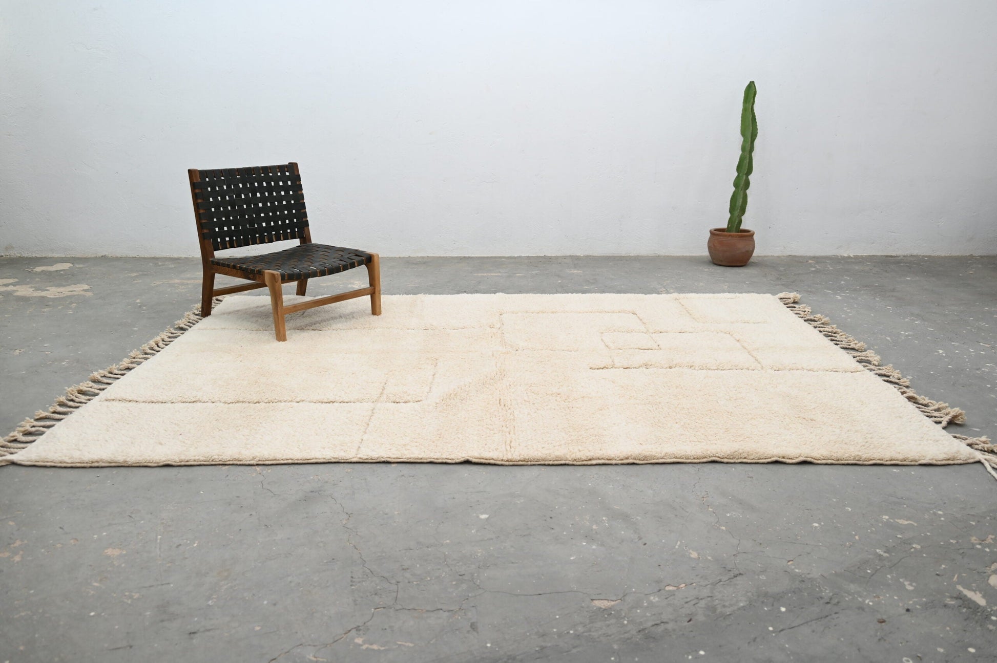 Moroccan Handmade Traditional Beni Ouarain Rug 307 X 205 Cm - Moroccan Rugs