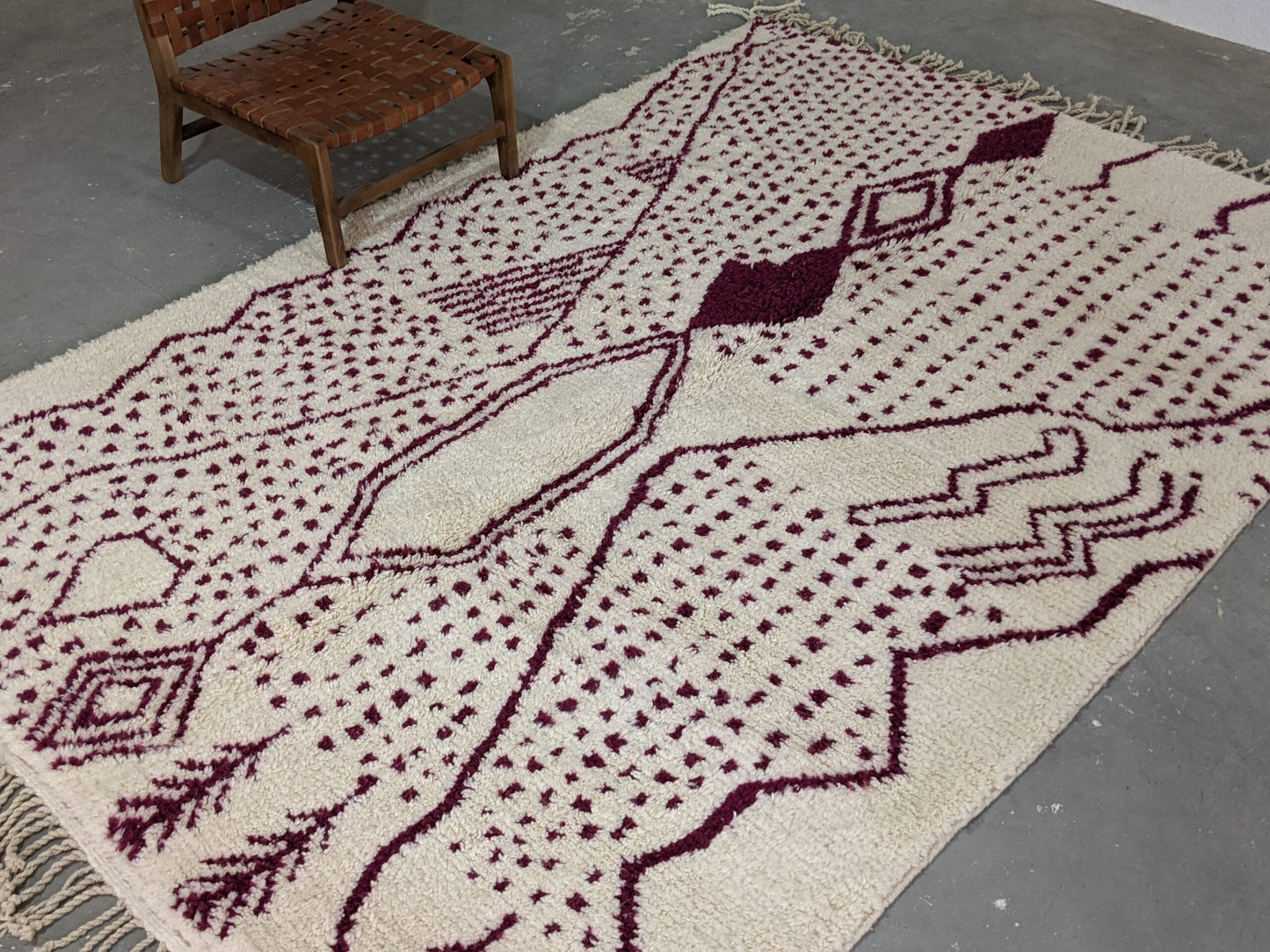 Moroccan Handmade Traditional Beni Ouarain Rug 307 x 213 cm - Moroccan Rugs