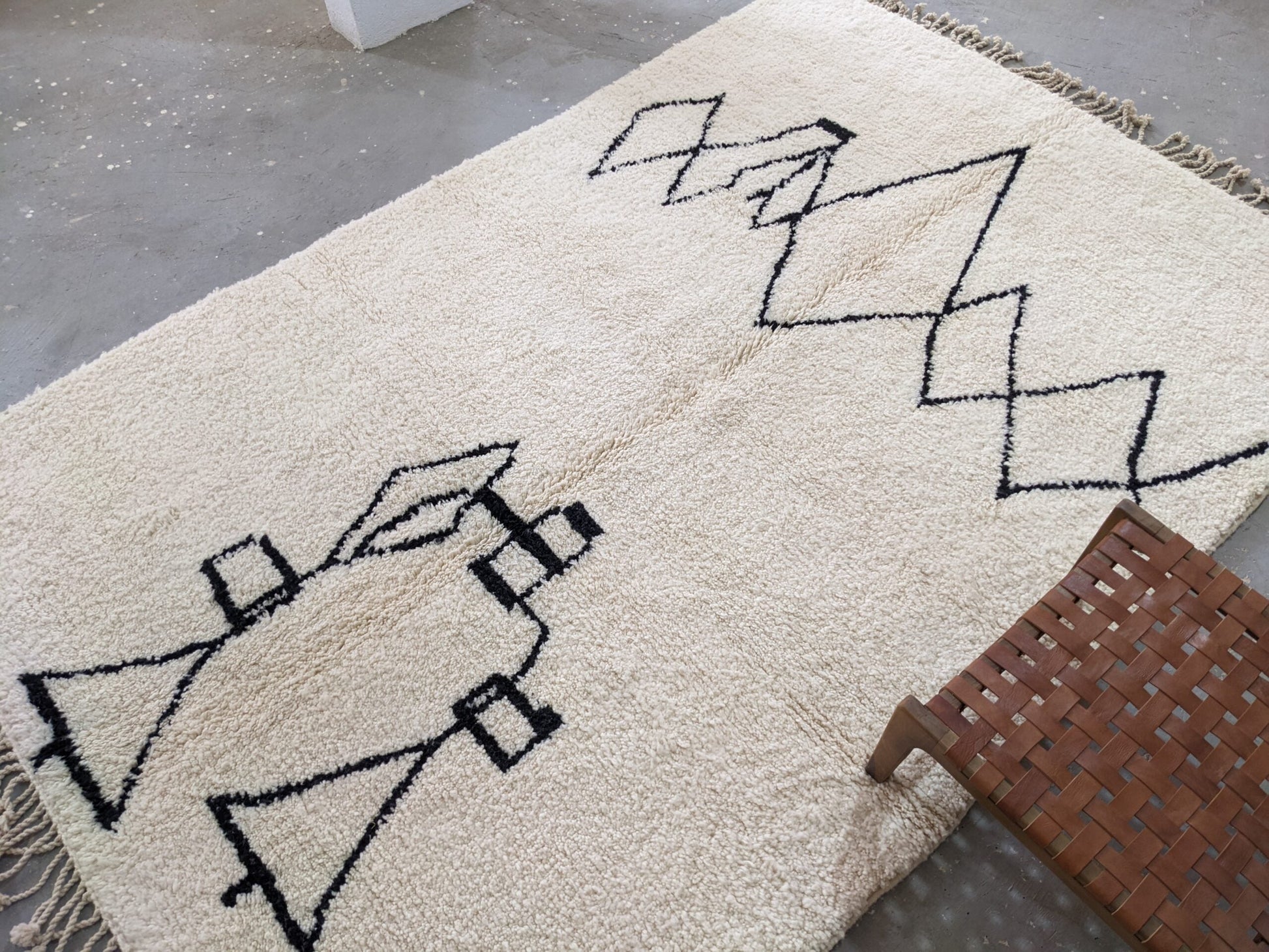 Moroccan Handmade Traditional Beni Ouarain Rug 310 X 210 Cm - Moroccan Rugs