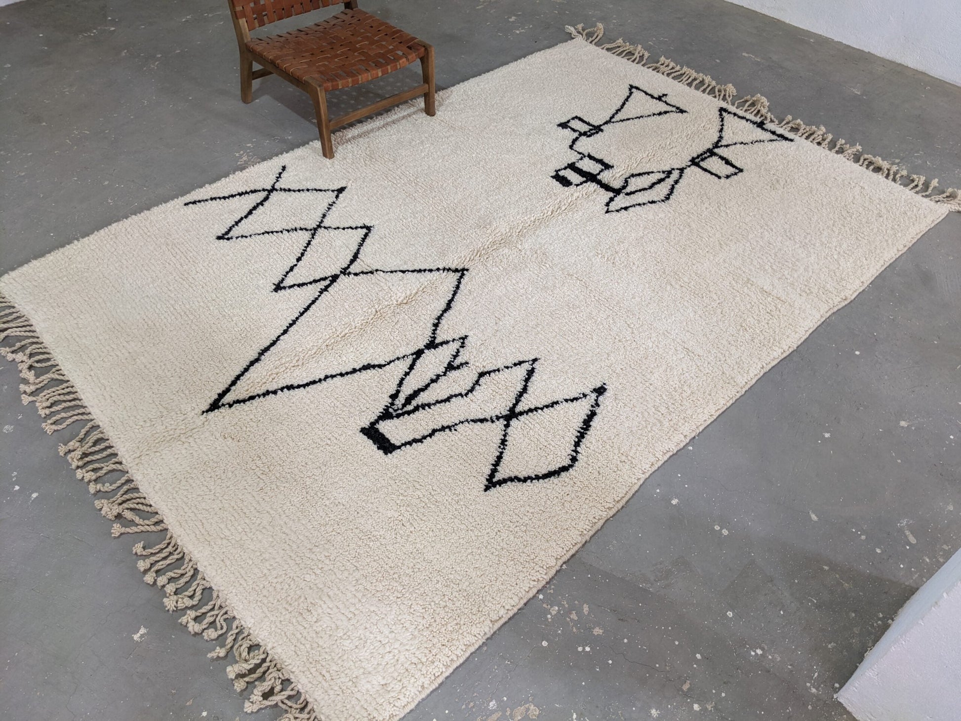 Moroccan Handmade Traditional Beni Ouarain Rug 310 X 210 Cm - Moroccan Rugs