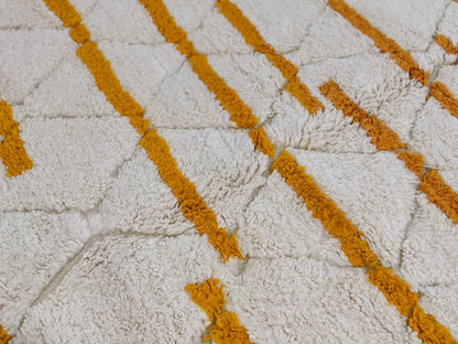 Moroccan Handmade Traditional Berber Beni Ouarain Rug 248 X 158 Cm - Moroccan Rugs