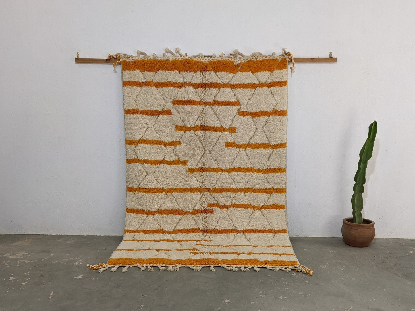 Moroccan Handmade Traditional Berber Beni Ouarain Rug 248 X 158 Cm - Moroccan Rugs