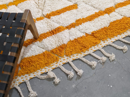 Moroccan Handmade Traditional Berber Beni Ouarain Rug 248 X 158 Cm - Moroccan Rugs