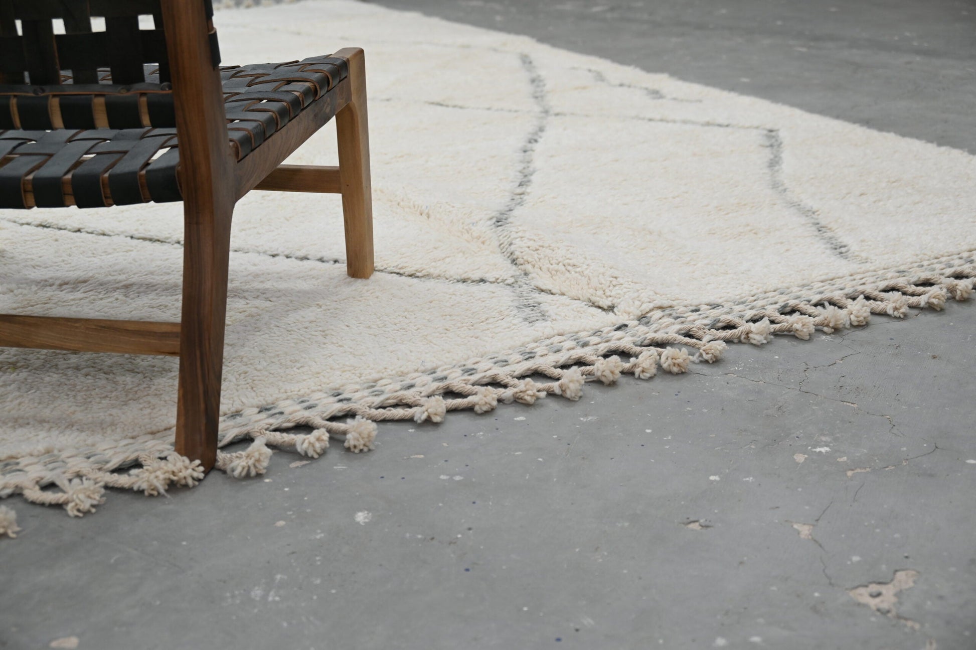 Moroccan Handmade Traditional Berber Rug Beni Ouarain 303 X 212 Cm - Moroccan Rugs