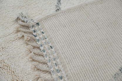 Moroccan Handmade Traditional Berber Rug Beni Ouarain 303 X 212 Cm - Moroccan Rugs