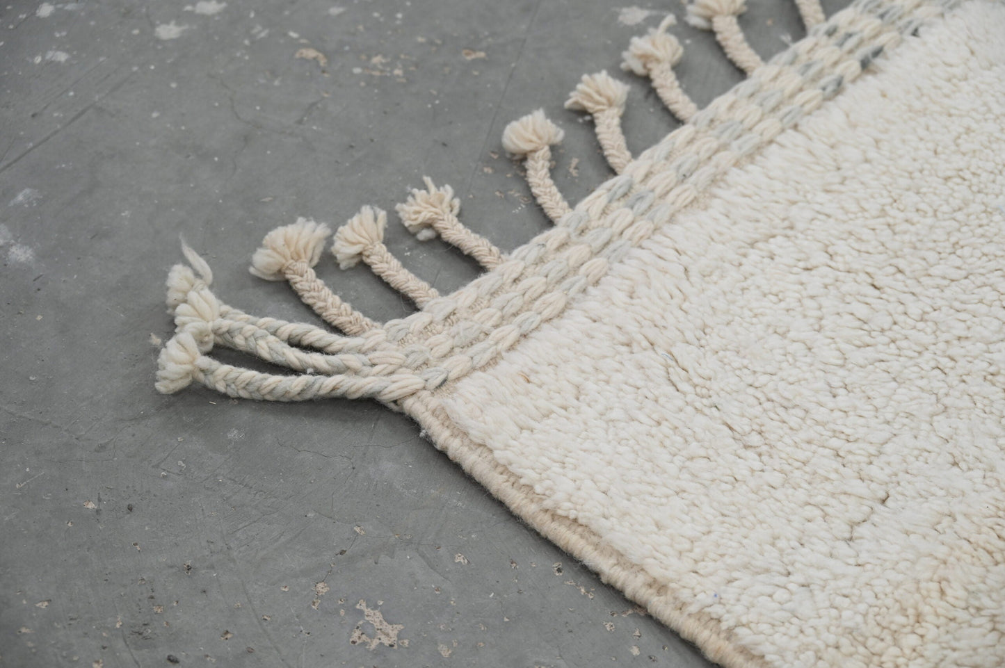 Moroccan Handmade Traditional Berber Rug Beni Ouarain 303 X 212 Cm - Moroccan Rugs