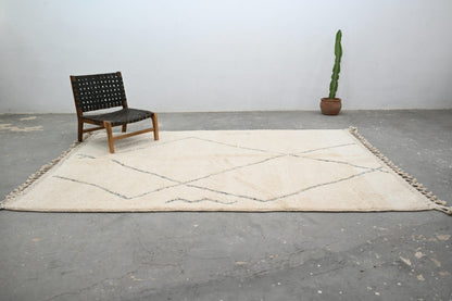 Moroccan Handmade Traditional Berber Rug Beni Ouarain 303 X 212 Cm - Moroccan Rugs