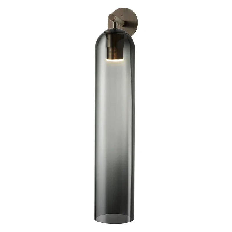 Moroccan Title: Sleek Glass Wall Sconce