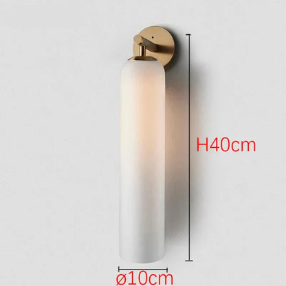 Moroccan Title: Sleek Glass Wall Sconce