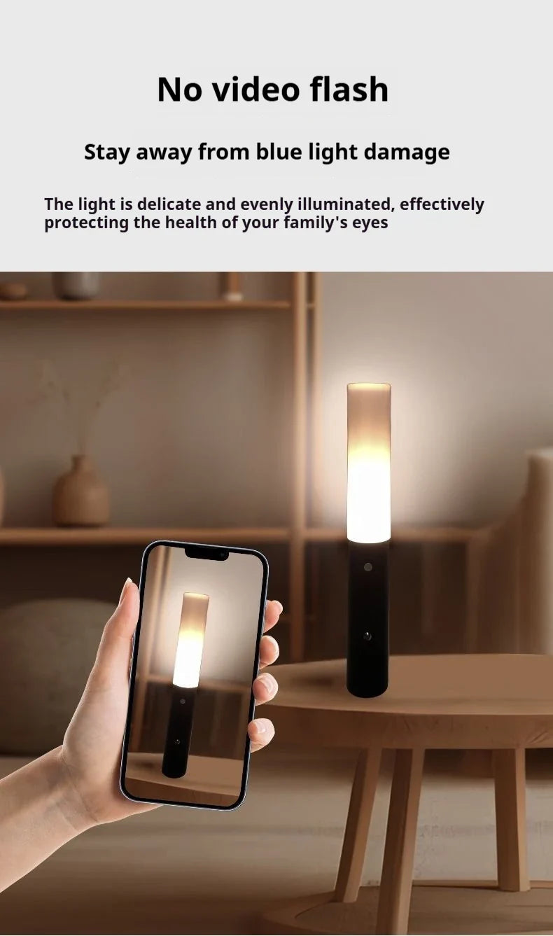 Blue light damage-reducing lamp.